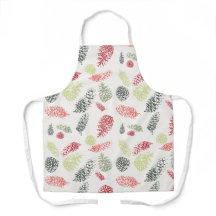 Pinecone Helgdag jul Apron