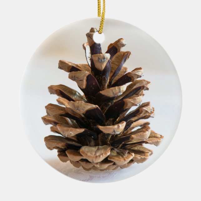 Pinecone Julgransprydnad Keramik (Framsidan)