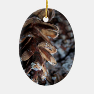 Pinecone Julgransprydnad Keramik