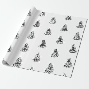 Pinecone som slår in papper presentpapper