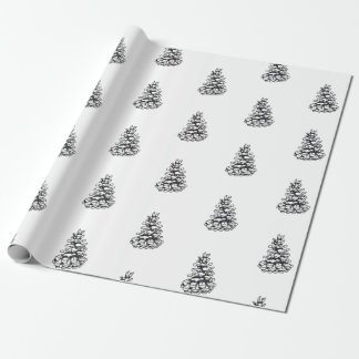 Pinecone som slår in papper presentpapper
