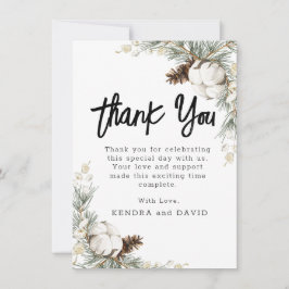 Pinecone Spruce - kort för stort tack