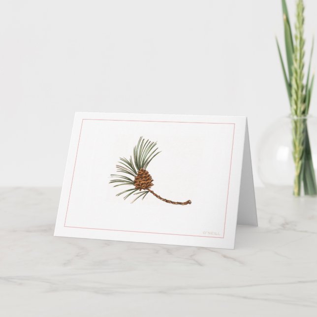 "Pinecone" vid Gerry O'Neill Helgkort (Framsida)