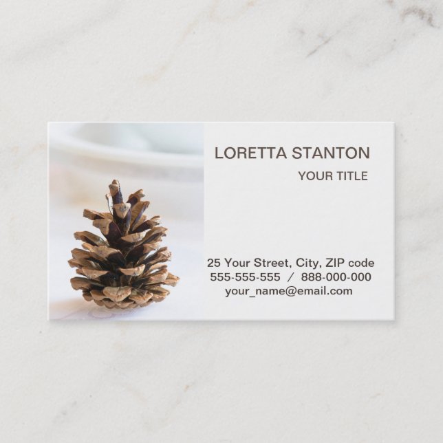 Pinecone Visitkort (Framsida)