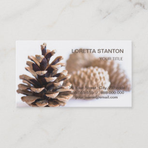 Pinecones Visitkort