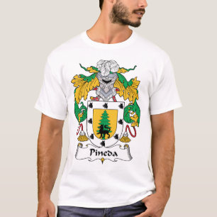 Pineda familjvapensköld t-shirt