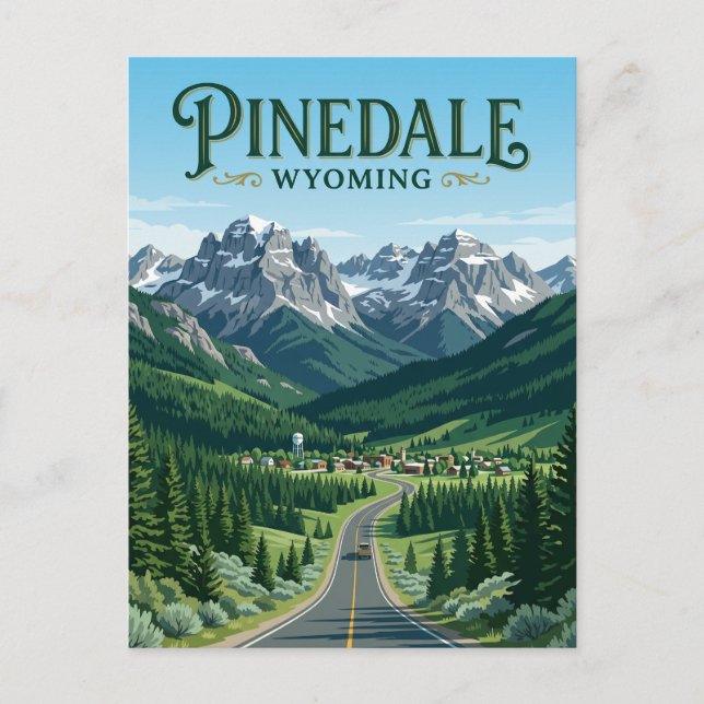 Pinedale USA Vykort (Framsida)