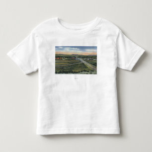 Pinedale WY - länet placerar av Sublette County T Shirt