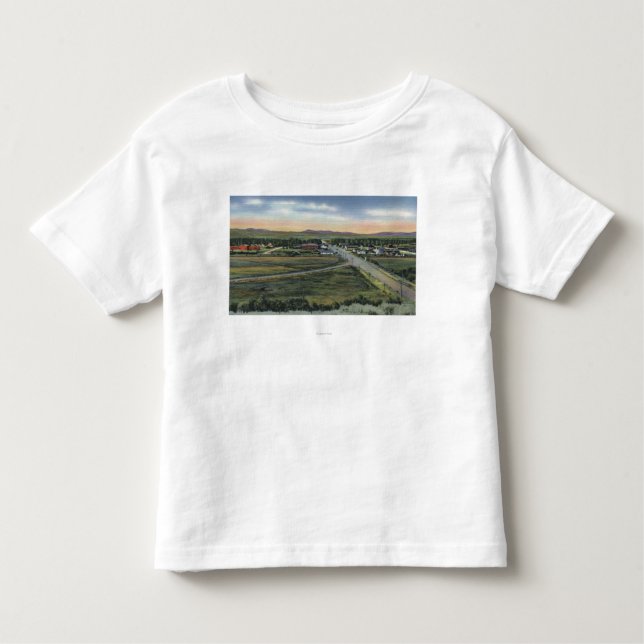 Pinedale WY - länet placerar av Sublette County T Shirt (Framsida)