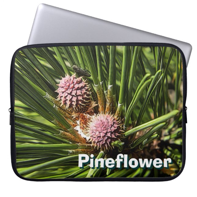Pineflower Laptop Fodral (Framsidan)