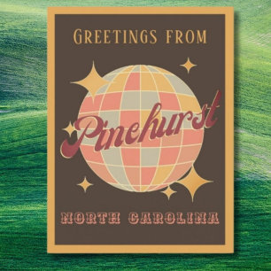 Pinehurst North Carolina USA Vintage Postcard Vykort