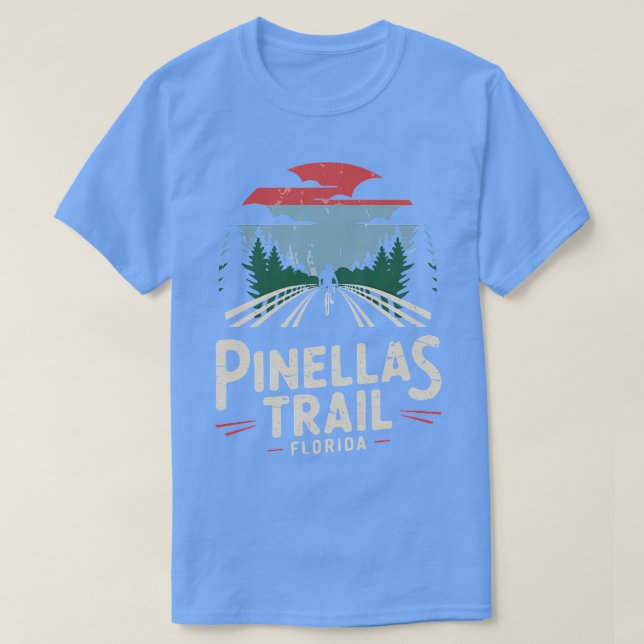 Pinellas Trail Florida TShirt T Shirt (Design framsida)