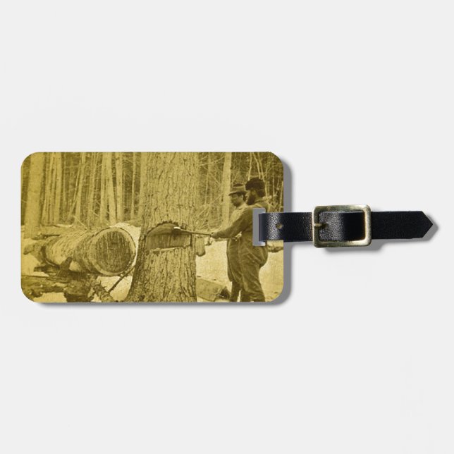 Pineries av Michigan Goodridge bröder Saginaw MI Bagagebricka (Horisontell Framsida)