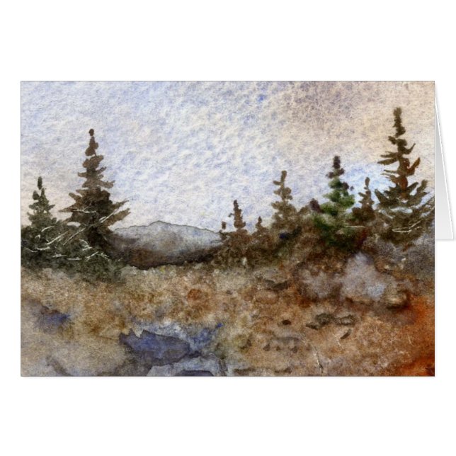 Pinescape-gratulationskort Hälsningskort (Framsidan Horizontal)