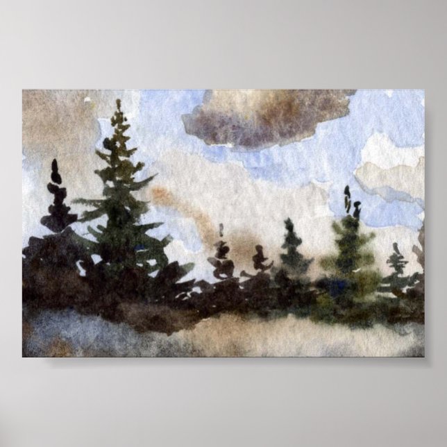 Pinescape Mini-Poster Poster (Framsidan)