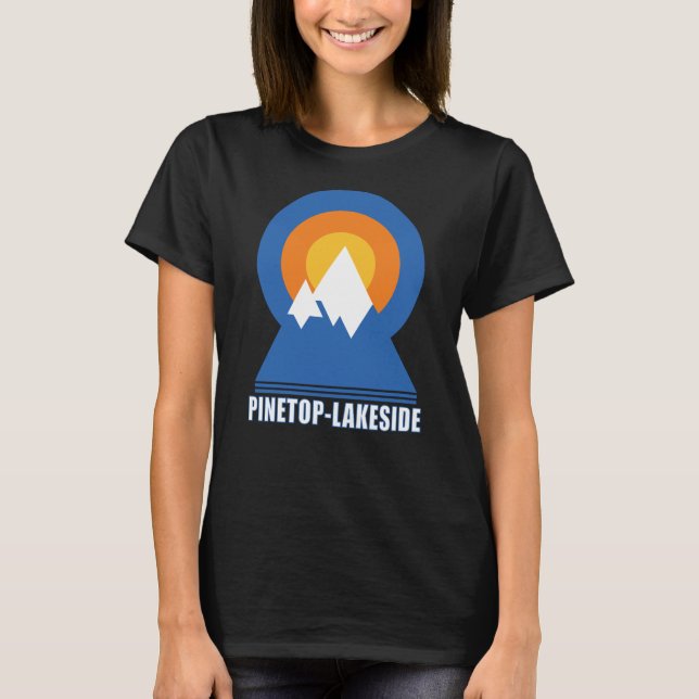 Pinetop Lakeside Hike Sunset T-Shirt (Framsida)