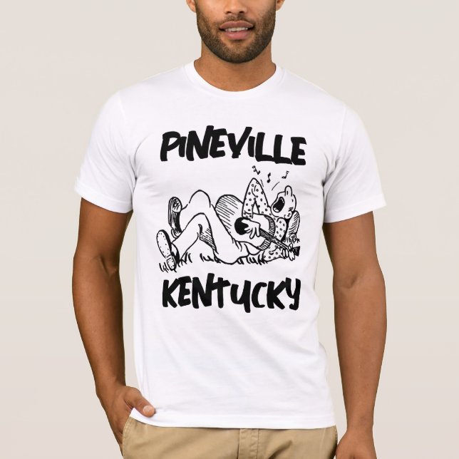 PINEVILLE KENTUCKY FUNNY T-Shirts (Framsida)