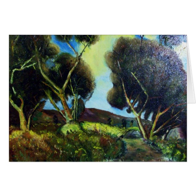 PINEWOOD I TUSCANY HÄLSNINGSKORT (Framsidan Horizontal)