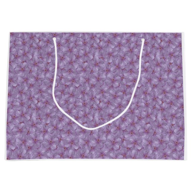 Pineywood Geranium Seamless Mönster (Framsidan)