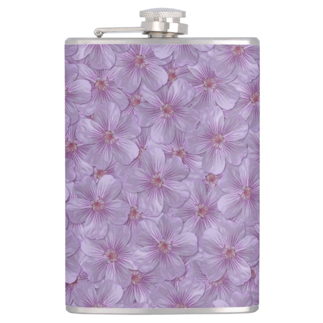 Pineywood Geranium Seamless Mönster Fickplunta (Framsidan)