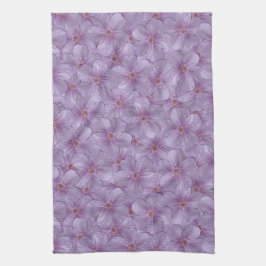 Pineywood Geranium Seamless Mönster Kökshandduk