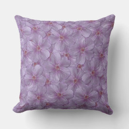 Pineywood Geranium Seamless Mönster Kudde