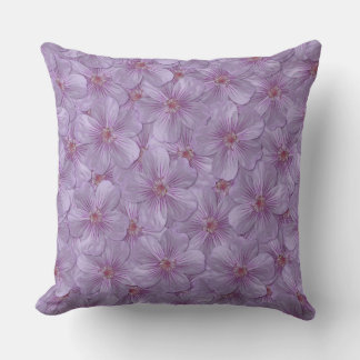 Pineywood Geranium Seamless Mönster Kudde