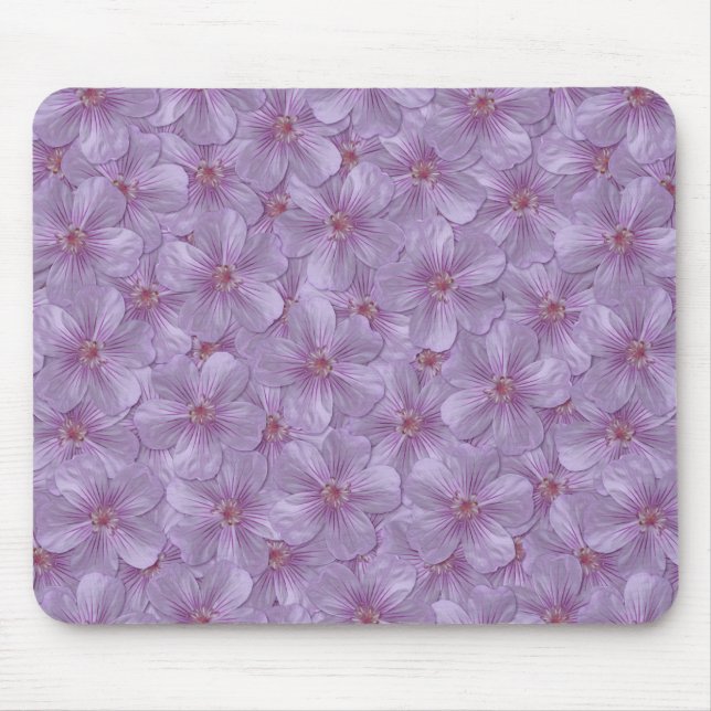 Pineywood Geranium Seamless Mönster Musmatta (Framsidan)