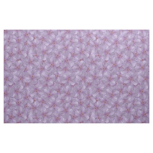 Pineywood Geranium Seamless Mönster Tyg (Fat Quarter)