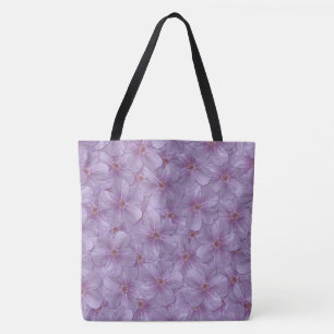 Pineywood Geranium Seamless Mönster Tygkasse