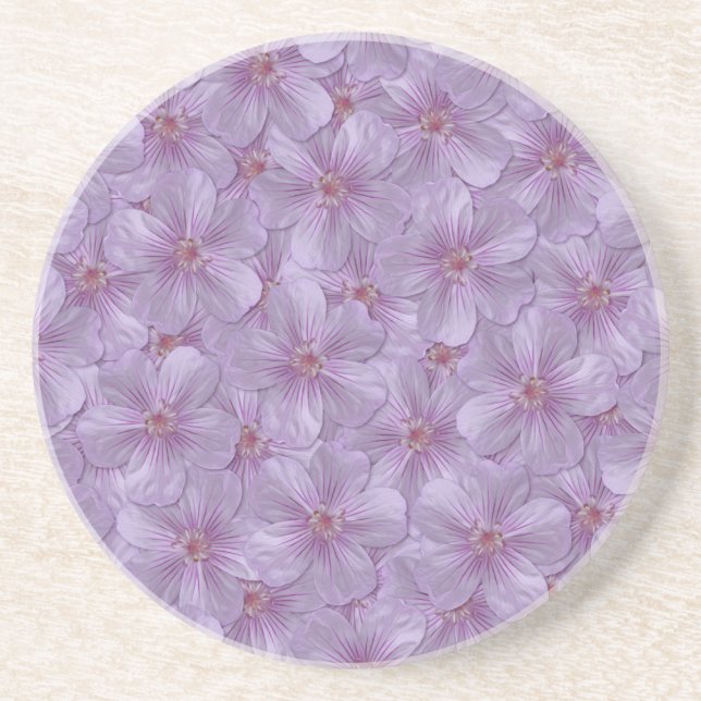 Pineywood Geranium Seamless Mönster Underlägg (Framsidan)
