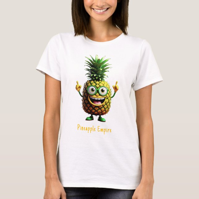 Pinezinator - Ananassökriket T Shirt (Framsida)