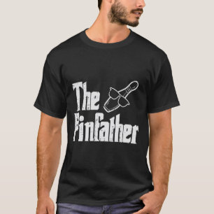 Pinfarfar Bowling Pappa Fars Dag Bowler Pappa Pap T Shirt