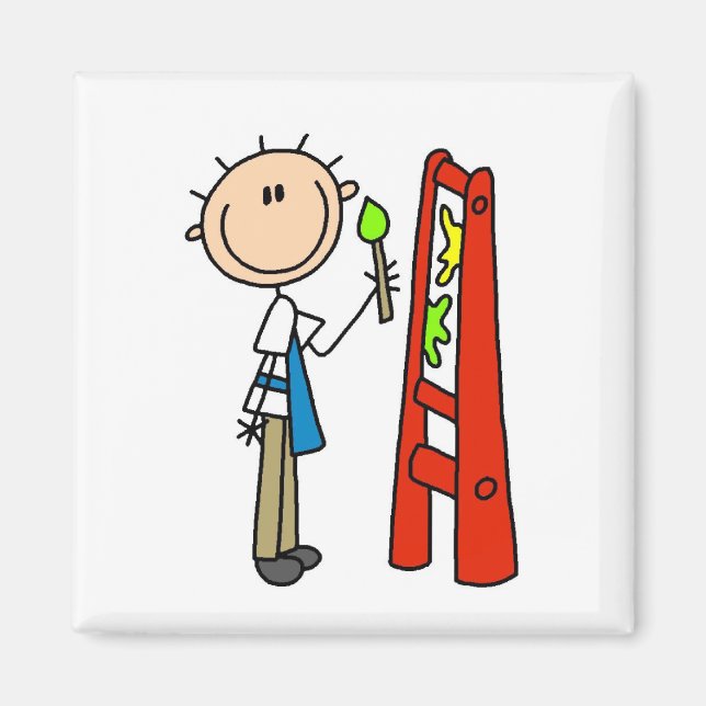Pinfigurkonstnär Magnet (Framsidan)
