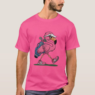 Ping Flamingo Golf Solglasögon Golfälskare T Shirt