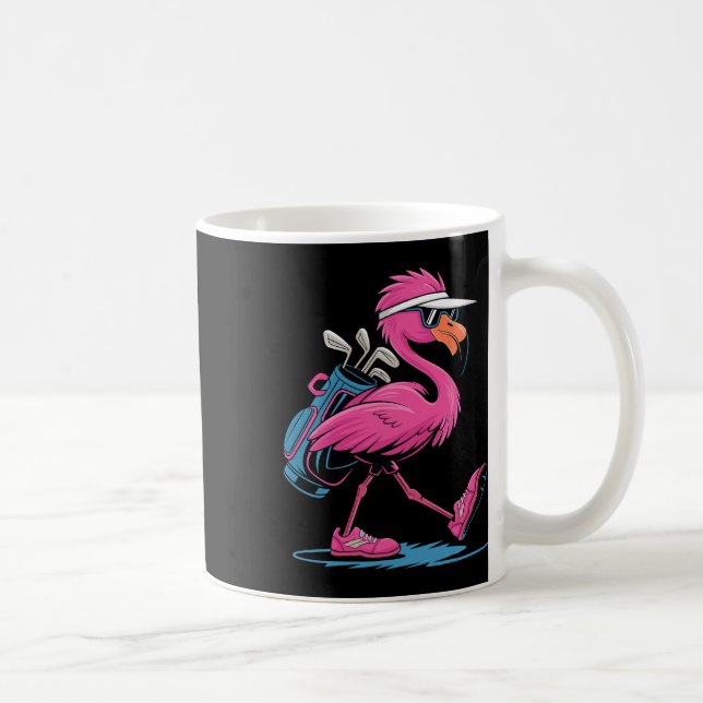 Ping Flamingo Golf Solglasögon Kvinna Damer Herrar Kaffemugg (Höger)