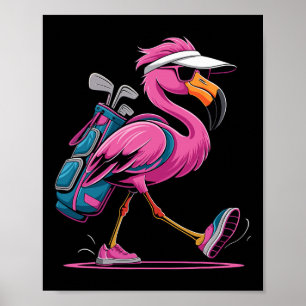 Ping Flamingo Golf Solglasögon Kvinna Damer Herrar Poster