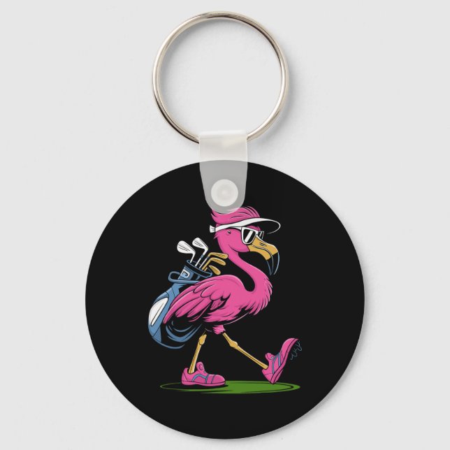 Ping Flamingo Golf Solglasögon Kvinna Damer Män Go Nyckelring (Framsida)