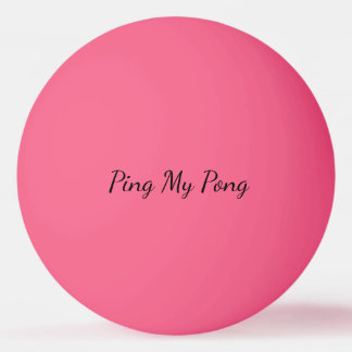 Ping My Pong Personlig Ping Pong Boll