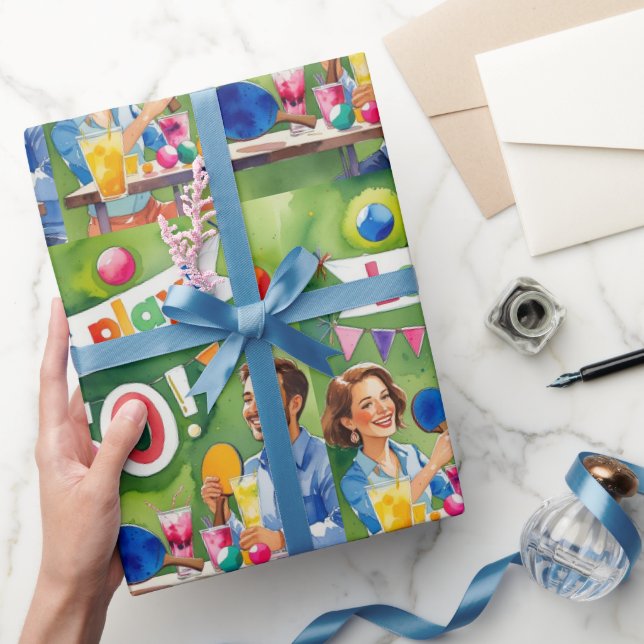 Ping Pong 50:e födelsedagen Presentpapper (Gifting)