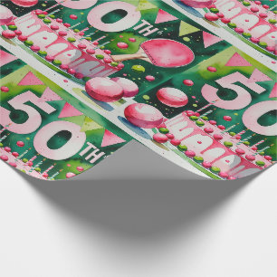 Ping Pong 50:e födelsedagen Presentpapper