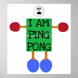 Ping Pong är Life Poster