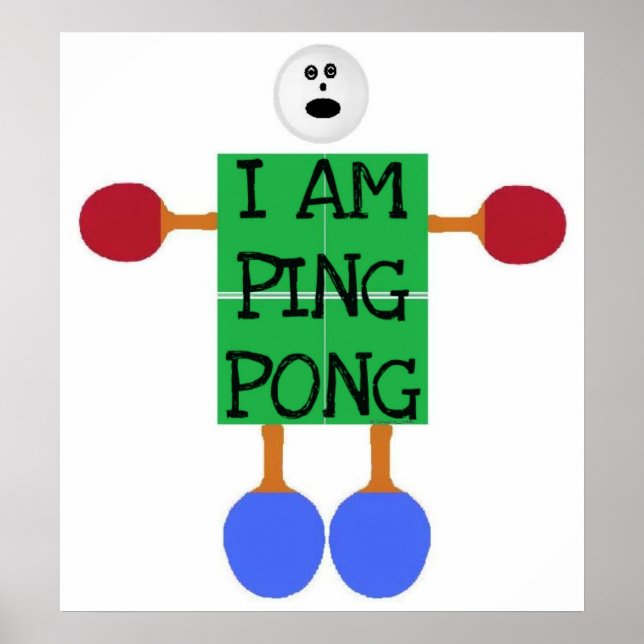 Ping Pong är Life Poster (Framsidan)
