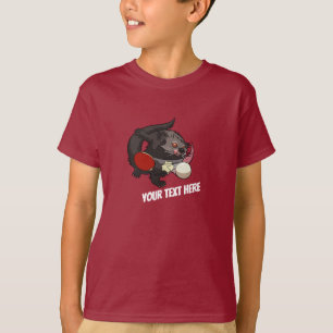 Ping Pong Binturong Bord Tennis Player Bearcat T Shirt
