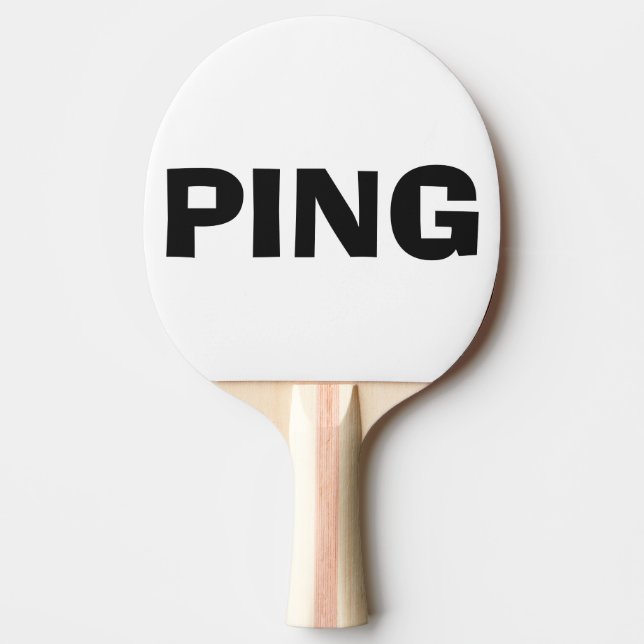 Ping Pong Black White Pingisracket (Framsidan)