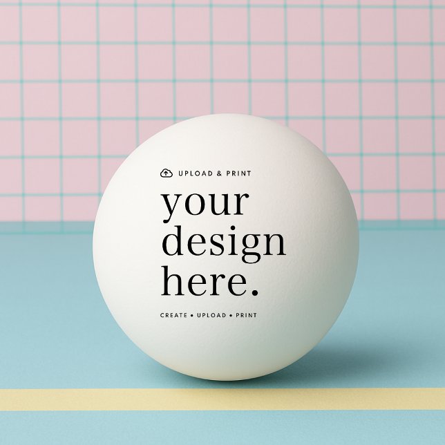 Ping Pong Boll din designöverföring (Your own ball creation, simply upload your photo or design artwork from Photoshop, Canva & more!)
