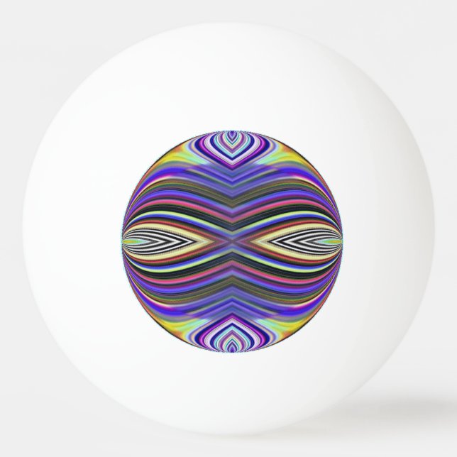 Ping Pong Boll - Fractal Abstrakt (Baksidan)