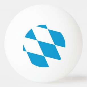 Ping pong boll med Flagga av Bayern, Tyskland