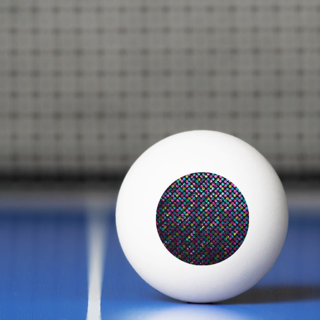 Ping Pong Boll Polka dots Sparkley Jewels (Netto)