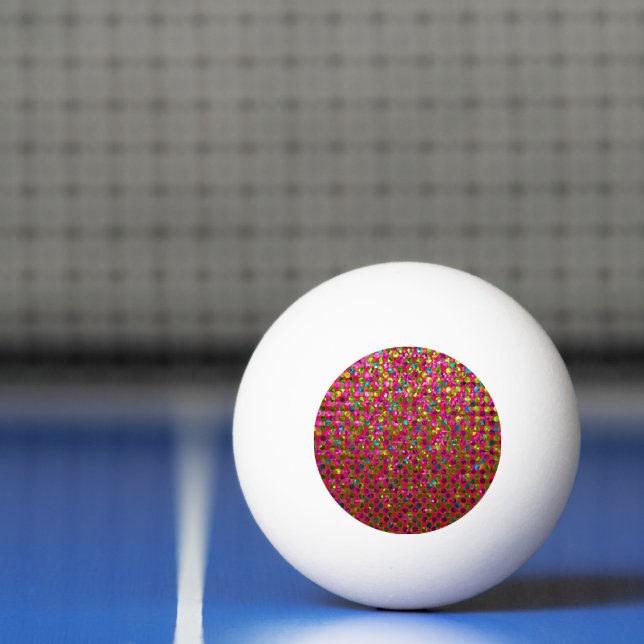Ping Pong Boll Polka dots Sparkley Jewels (Netto)